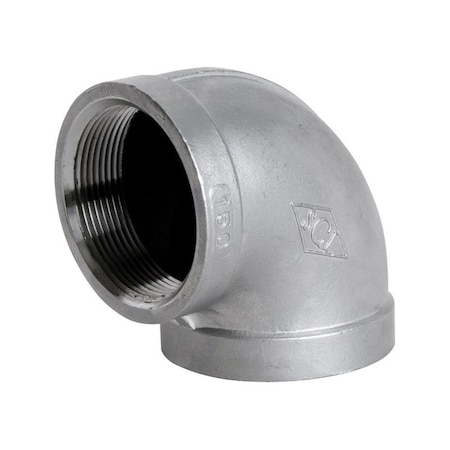 Smith-Cooper 1 in. FPT x 1 in. Dia. FPT Stainless Steel 90 deg Elbow 4810651